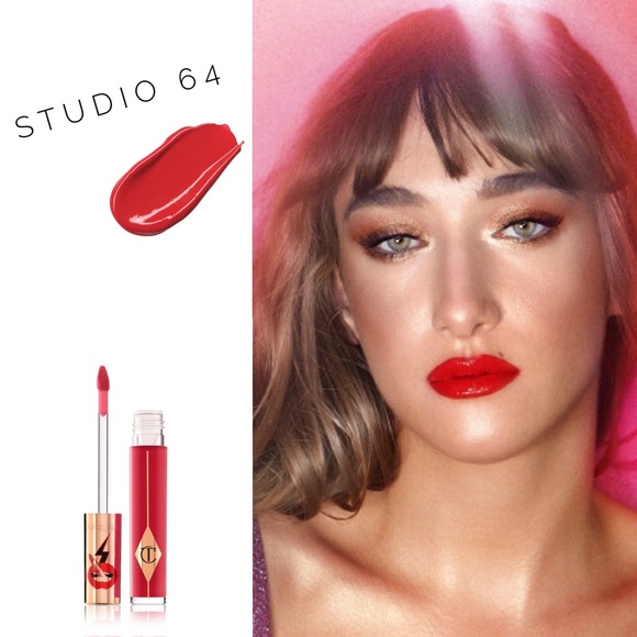 NIB Charlotte Tilbury Screen Siren #12 liquid lipstick matte red - Picture 7 of 8